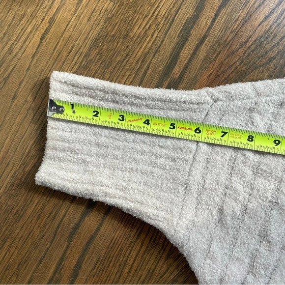 BAREFOOT DREAMS CozyChic® Shrug Cardigan Sweater Oyster Size L/XL - Picture 10 of 12